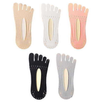 5 Pairs Orthopedic Compression Socks for Women Healthy Toe Design Socks V1263-JX-4225