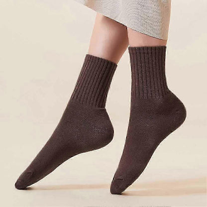 Women's Solid Color Ankle Socks Casual Breathable Summer Short Socks V1263-JX-4226