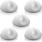 5x White Cable Clamps Cable Holders for 8mm Cables Cable Organizer Management Set V1263-JX-4229