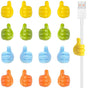 16pcs Cable Holders Thumb Gesture Hooks Desktop Wire Organizer Clips V1263-JX-4231