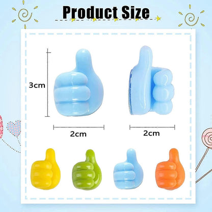 16pcs Cable Holders Thumb Gesture Hooks Desktop Wire Organizer Clips V1263-JX-4231