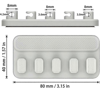 Cable Holder Organizer for Desk or Home Wire Management Solution V1263-JX-4232