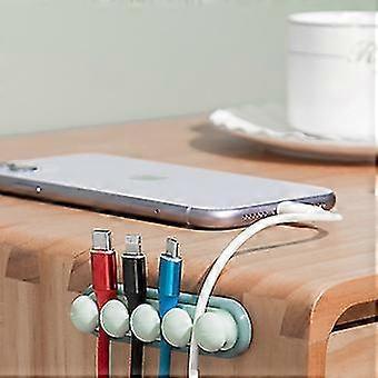 2pcs Cable Clamps Cord Organizer Desktop Wire Holders for Home Office V1263-JX-4234