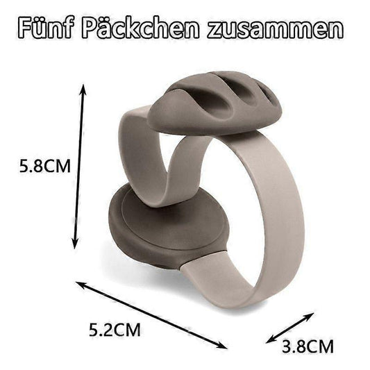 5pcs Cable Holders Non-Adhesive Wire Organizer Clips for Home & Office V1263-JX-4236