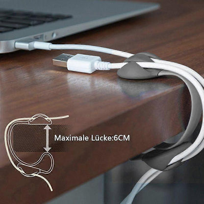 5pcs Cable Holders Non-Adhesive Wire Organizer Clips for Home & Office V1263-JX-4236