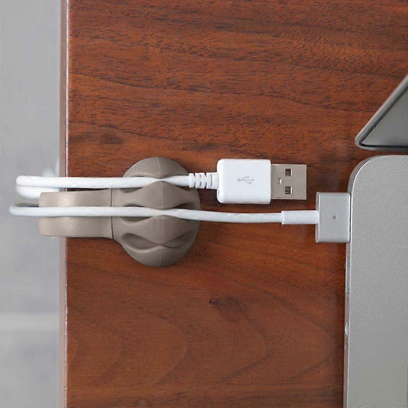 5pcs Cable Holders Non-Adhesive Wire Organizer Clips for Home & Office V1263-JX-4236