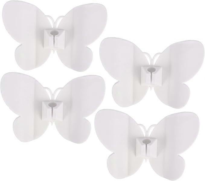 4pcs USB Cable Winder Clips Desk Cord Organizer Butterfly Wire Holder for Appliance V1263-JX-4238