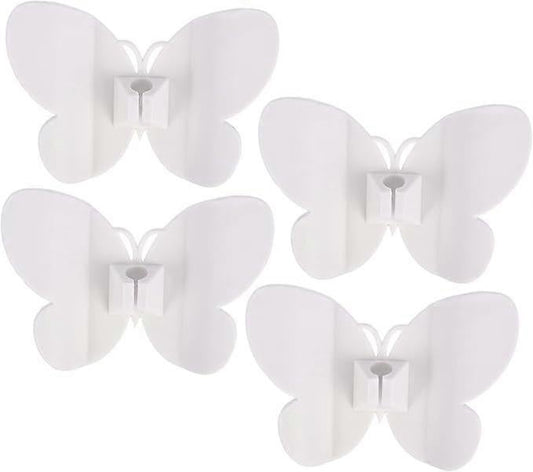 4pcs USB Cable Winder Clips Desk Cord Organizer Butterfly Wire Holder for Appliance V1263-JX-4238