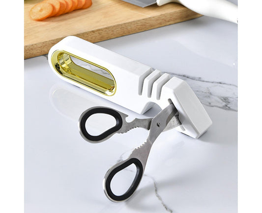 Sharpening Stone Tungsten Steel Scissors Whetstone-White V1263-JX-424