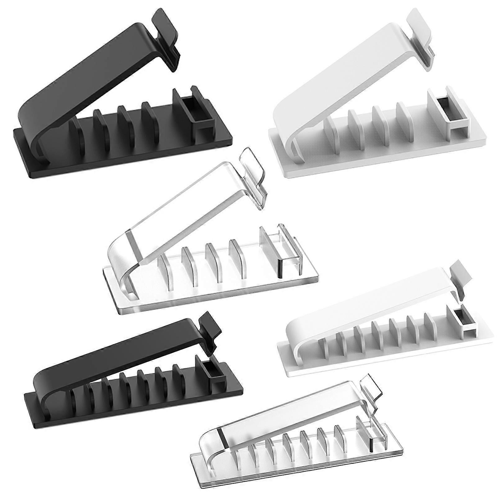 Cable Management Clips Self-Adhesive Wire Holder for Desk No-Mess Cord Organizer V1263-JX-4244