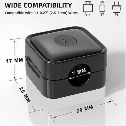 6-Pack grip Cable Clips Desk Organizer Strong Adhesive Cord Holders for Home V1263-JX-4250