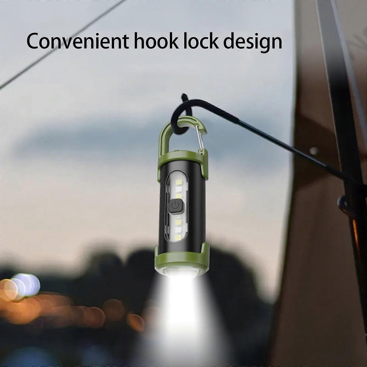 Rechargeable Flashlight Portable LED Torch for Camping, Hiking, Night Use V1263-JX-4251