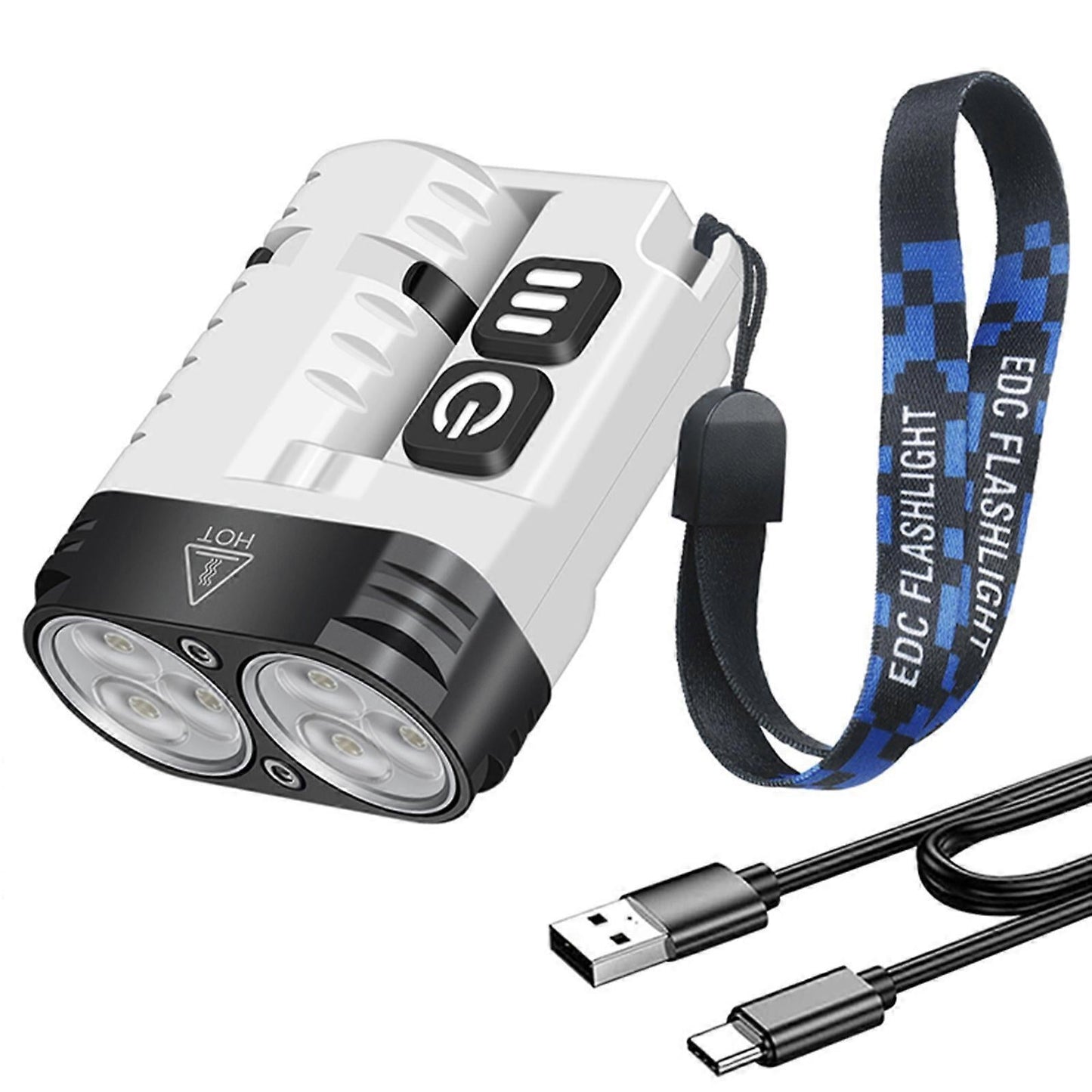 LED Hat Clip Flashlight Waterproof Pocket Torch for Camping and Outdoor Use V1263-JX-4252