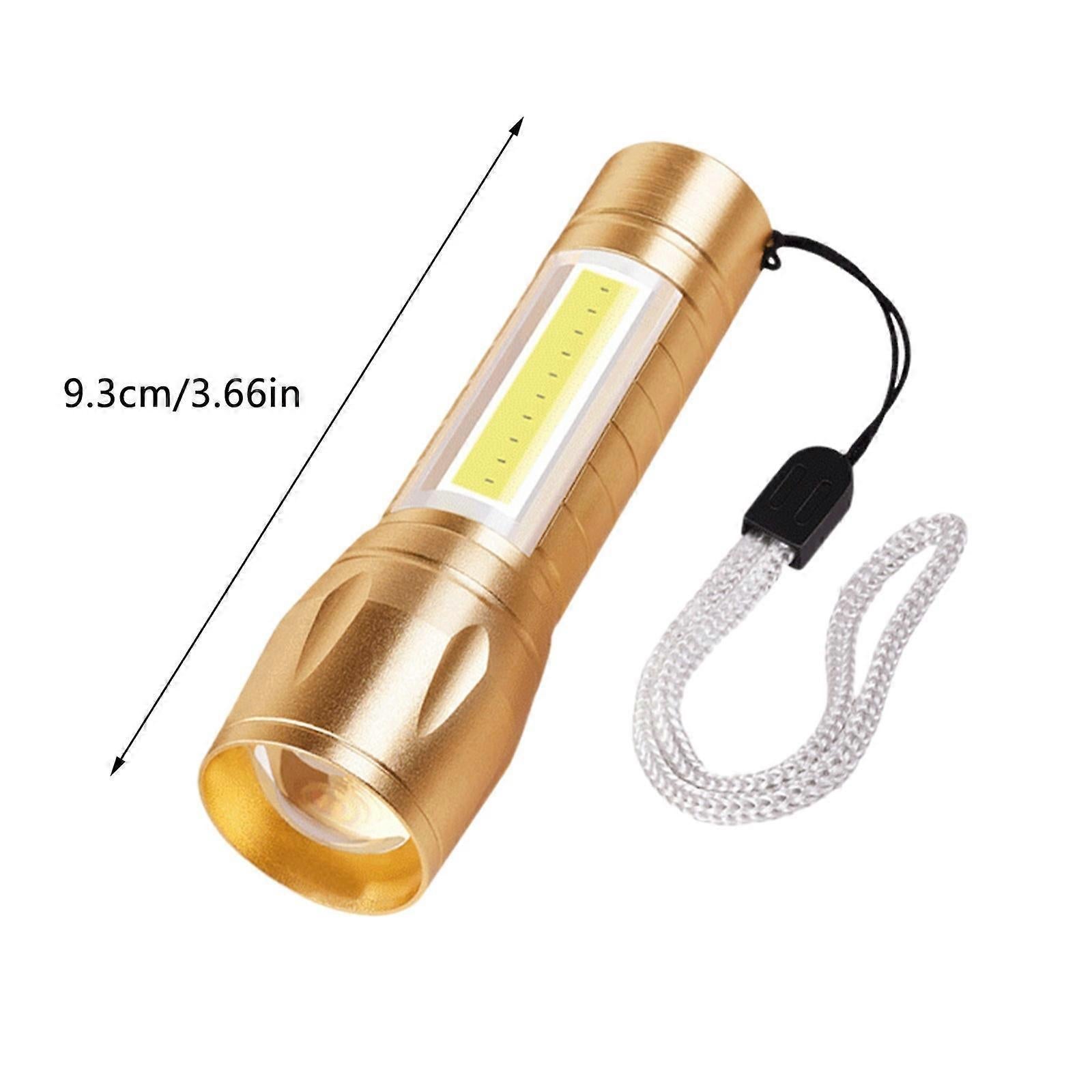 Super Bright LED Tactical Flashlight Zoomable Rechargeable with Multiple Modes V1263-JX-4265