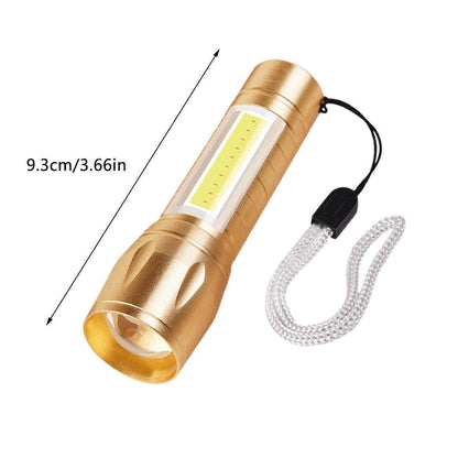 Super Bright LED Tactical Flashlight Zoomable Rechargeable with Multiple Modes V1263-JX-4265