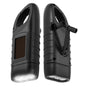 2pcs Hand-Crank Solar Flashlights Emergency Mini LED Torch for Survival Kits V1263-JX-4268