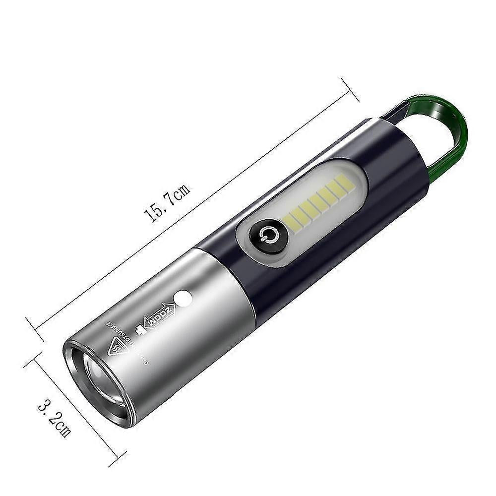 Rechargeable LED Flashlight High Lumens Bright Torch for Emergencies V1263-JX-4270