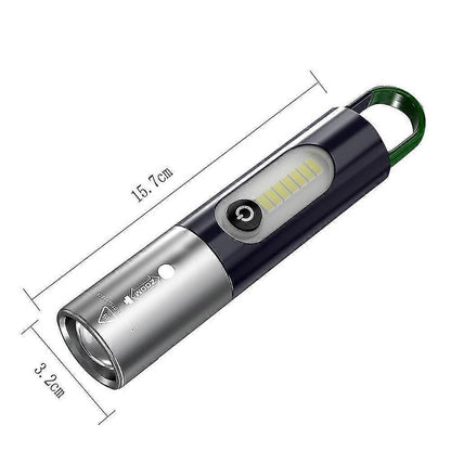 Rechargeable LED Flashlight High Lumens Bright Torch for Emergencies V1263-JX-4270