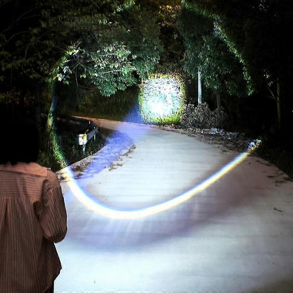 Rechargeable LED Flashlight High Lumens Bright Torch for Emergencies V1263-JX-4270