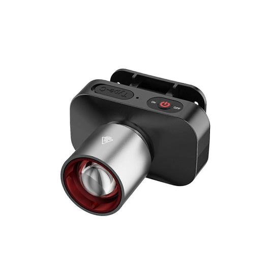 Bright LED Flashlight Rechargeable Zoomable Tactical Torch with 3 Modes V1263-JX-4273