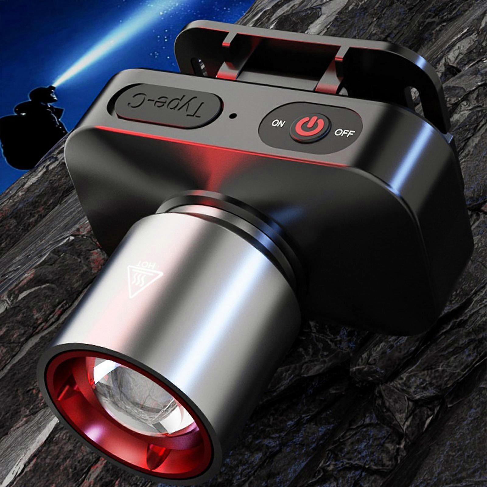 Bright LED Flashlight Rechargeable Zoomable Tactical Torch with 3 Modes V1263-JX-4273