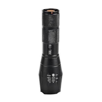L2 Rechargeable Zoom Flashlight Telescopic LED Torch for Camping & Hiking V1263-JX-4276