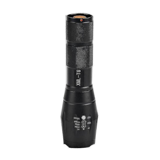 L2 Rechargeable Zoom Flashlight Telescopic LED Torch for Camping & Hiking V1263-JX-4276