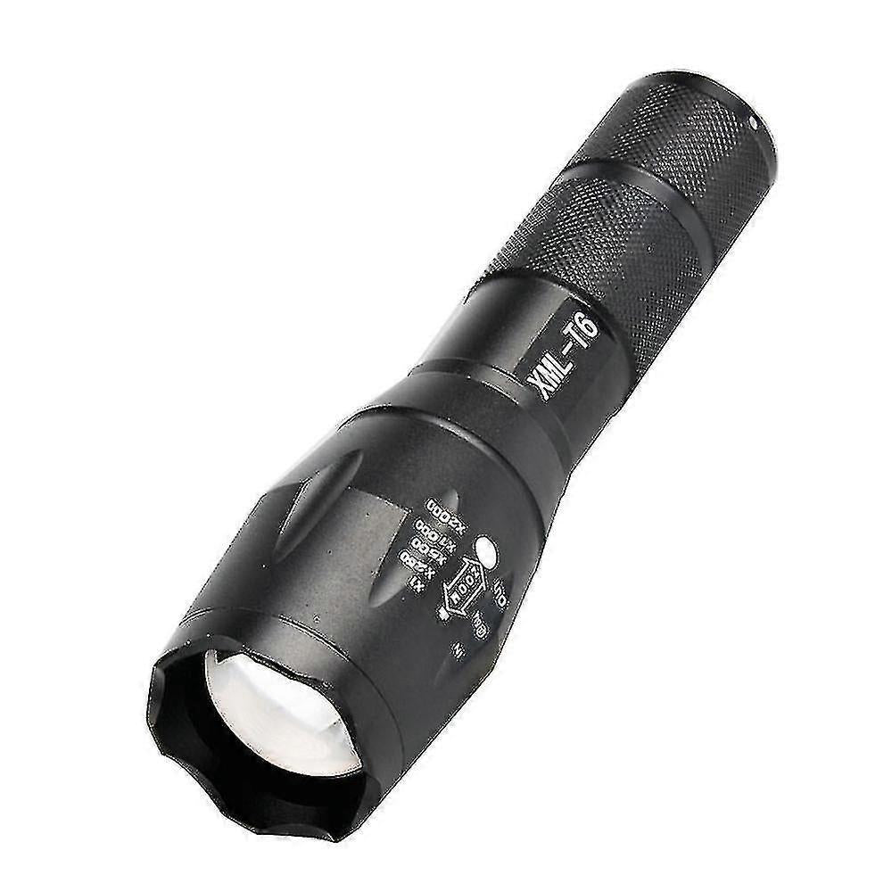 L2 Rechargeable Zoom Flashlight Telescopic LED Torch for Camping & Hiking V1263-JX-4276