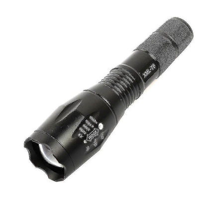 L2 Rechargeable Zoom Flashlight Telescopic LED Torch for Camping & Hiking V1263-JX-4276