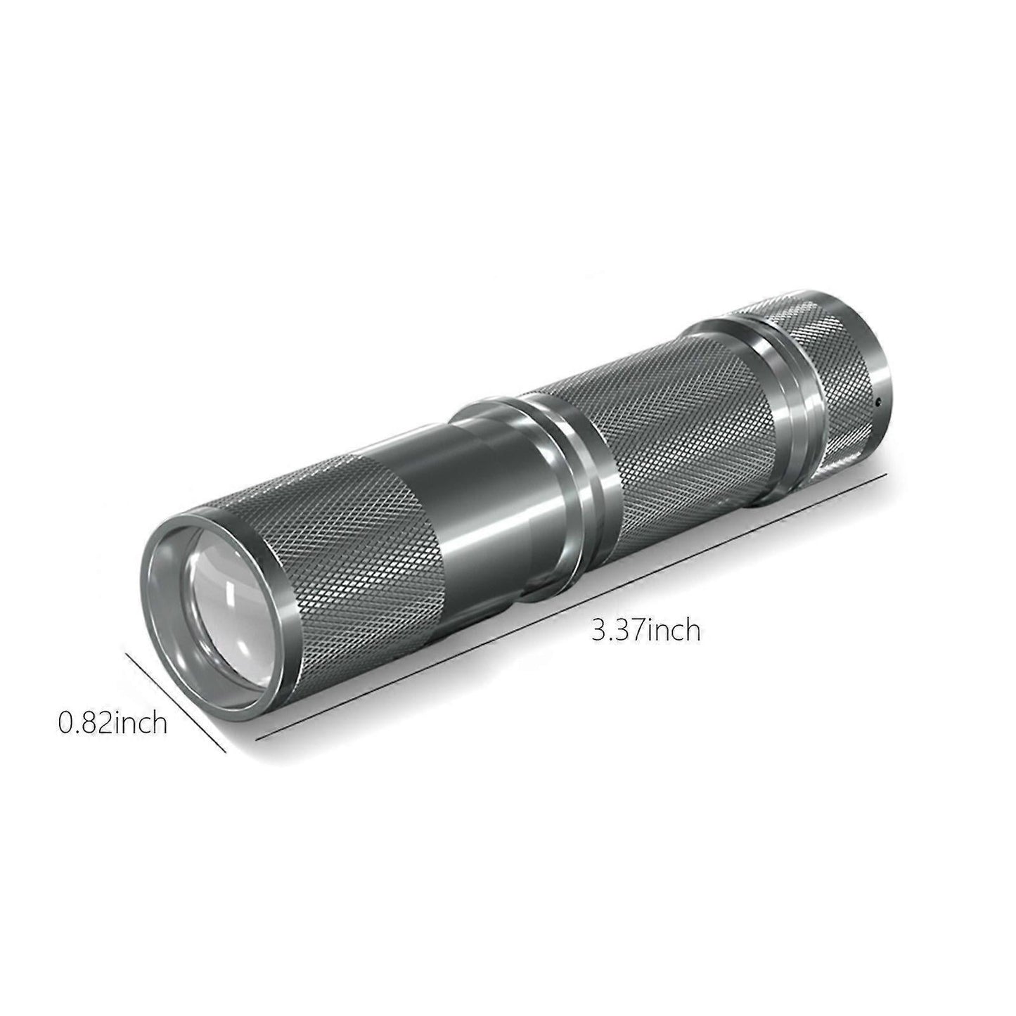 Aluminium Alloy LED Flashlight Super Bright Zoomable Rechargeable Torch (1pc) V1263-JX-4279