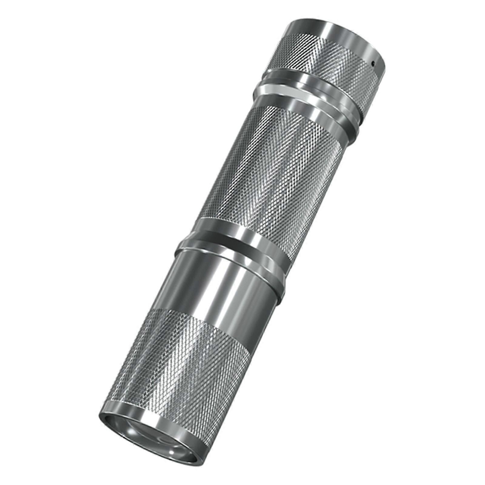 Zoomable Rechargeable Flashlight Aluminium Alloy Bright LED Tactical Torch V1263-JX-4280