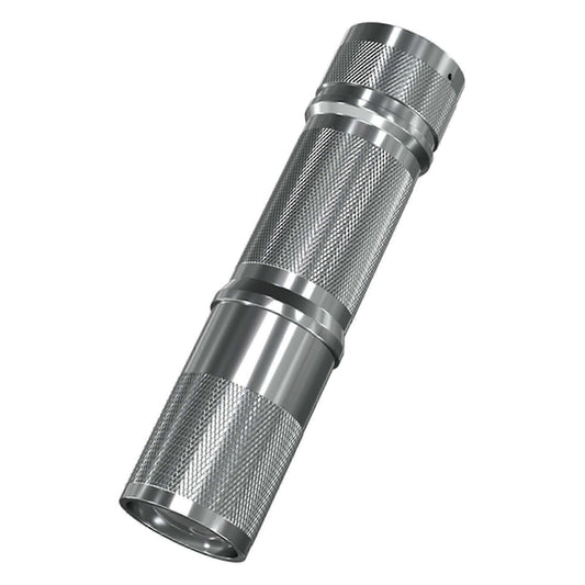 Zoomable Rechargeable Flashlight Aluminium Alloy Bright LED Tactical Torch V1263-JX-4280