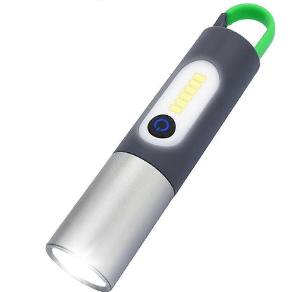 LED Tactical Laser Flashlight Rechargeable Pocket Torch with 4 Modes V1263-JX-4285