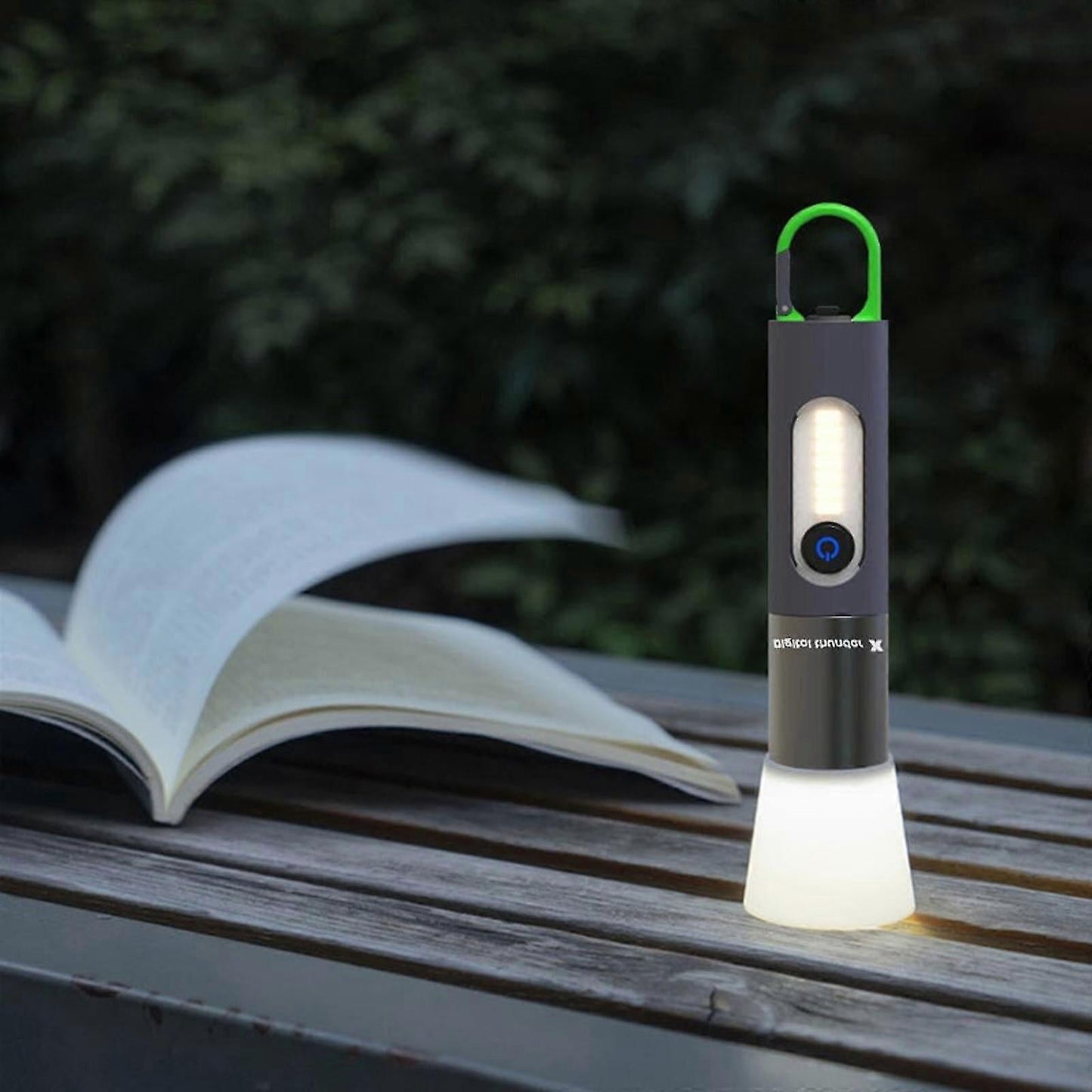 LED Tactical Laser Flashlight Rechargeable Pocket Torch with 4 Modes V1263-JX-4285