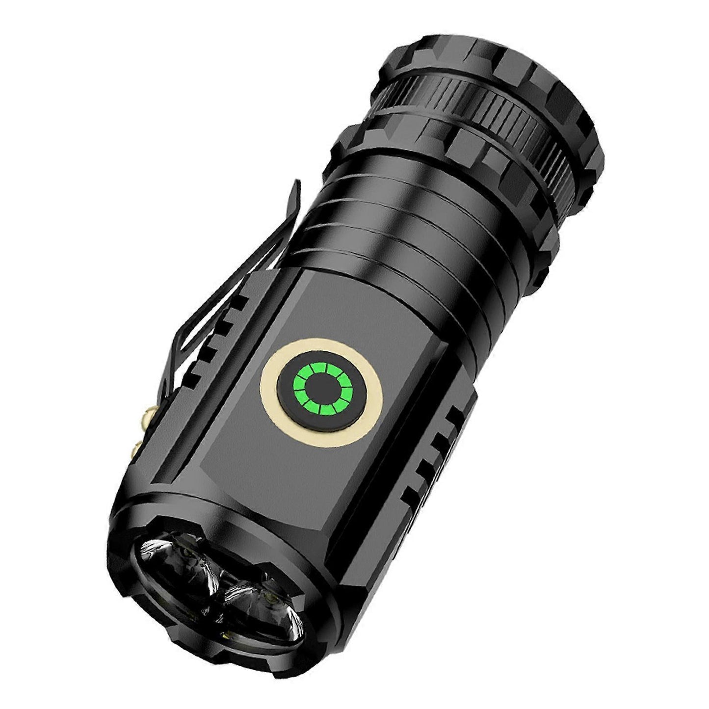 2000LM Rechargeable Tactical LED Flashlight 5 Modes Adjustable Brightness Torch V1263-JX-4287