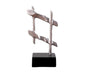 Mini Musical Note Music Present Home Living Room Piano Bedroom Desktop Decor-Silver D V1263-JX-429