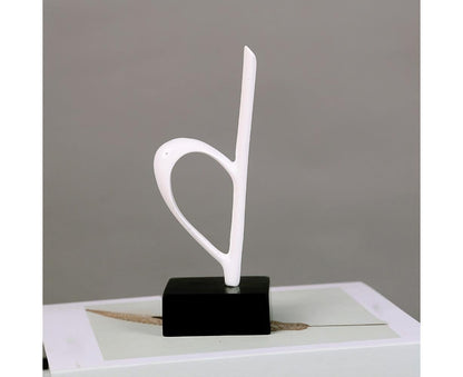 Mini Musical Note Music Present Home Living Room Piano Bedroom Desktop Decor-Silver D V1263-JX-429