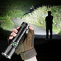Super Bright Rechargeable LED Flashlight Zoomable with Modes Handheld Torch (OO) V1263-JX-4290