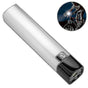 Mini USB Rechargeable Flashlight Power Bank Torch Compact Size - White V1263-JX-4292