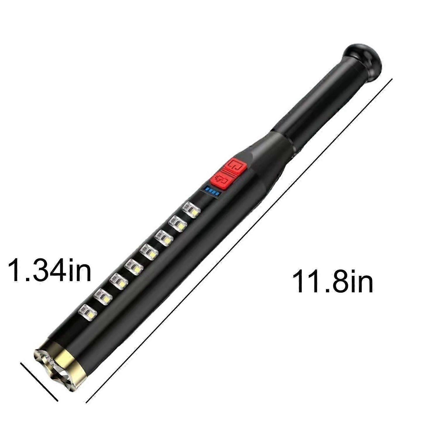 High Lumen Zoomable Flashlight Rechargeable LED Torch for Outdoor & Emergency V1263-JX-4294