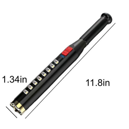 High Lumen Zoomable Flashlight Rechargeable LED Torch for Outdoor & Emergency V1263-JX-4294