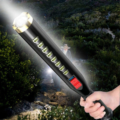 High Lumen Zoomable Flashlight Rechargeable LED Torch for Outdoor & Emergency V1263-JX-4294