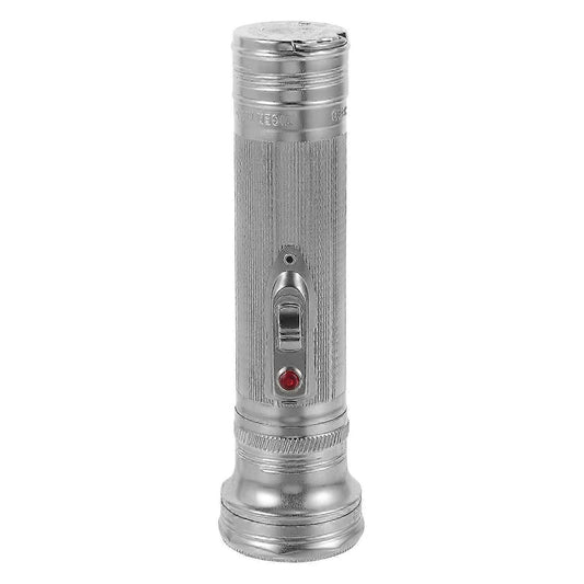 Vintage Metal Flashlight Retro Style Outdoor Lighting Portable Torch V1263-JX-4296
