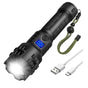 Powerful Pocket Flashlight Super Bright Waterproof Handheld Torch Rechargeable V1263-JX-4298