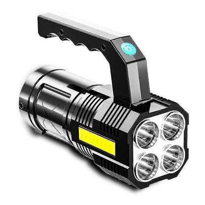 Rechargeable LED Tactical Flashlight Waterproof Bright Torch for Camping V1263-JX-4299