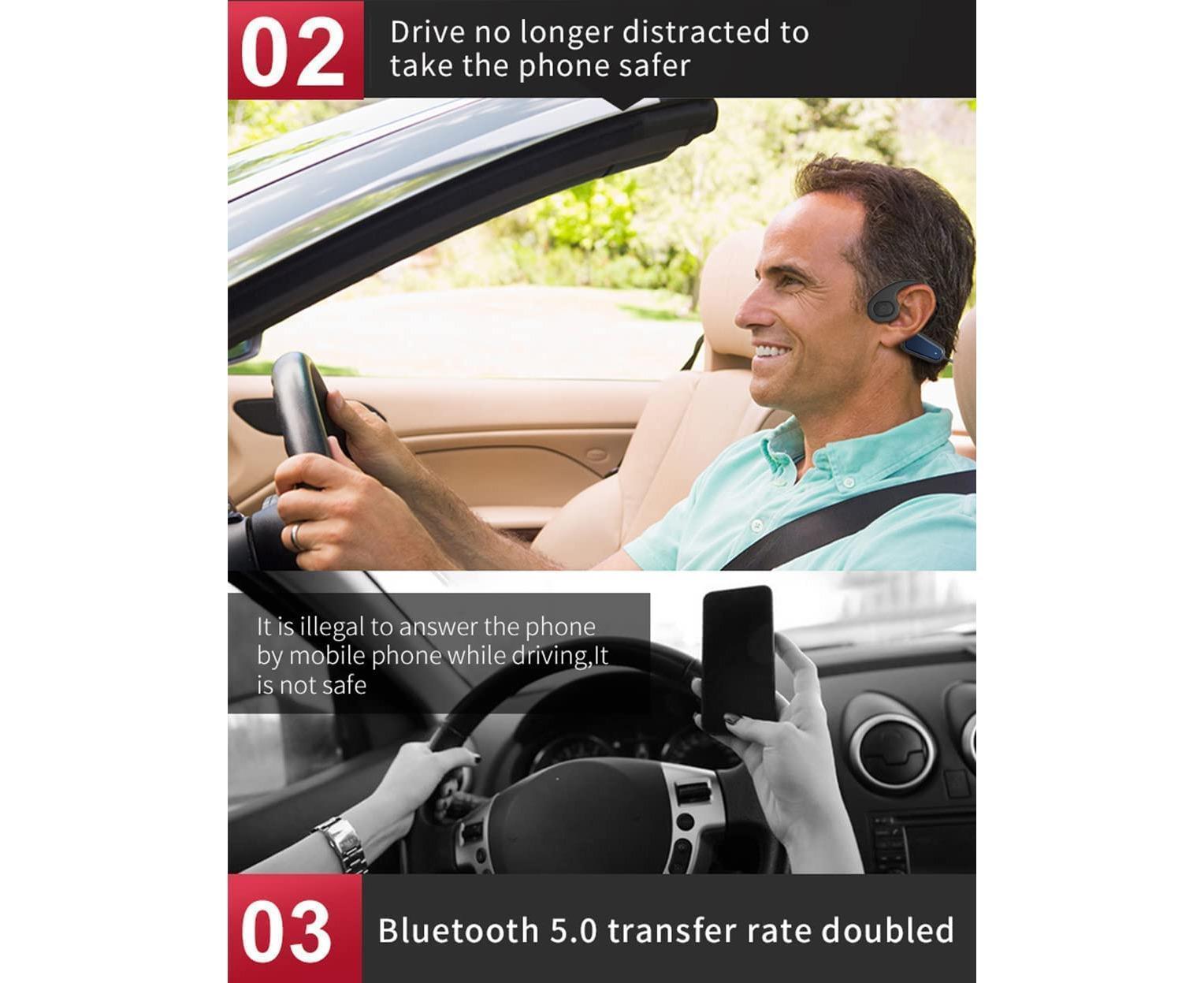 Bone Conduction Headphones,Bluetooth Wireless Headphones V1263-JX-43