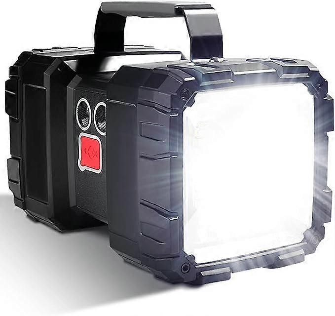 Rechargeable LED Spotlight Flashlight High Power Torch with Focus Beam V1263-JX-4300