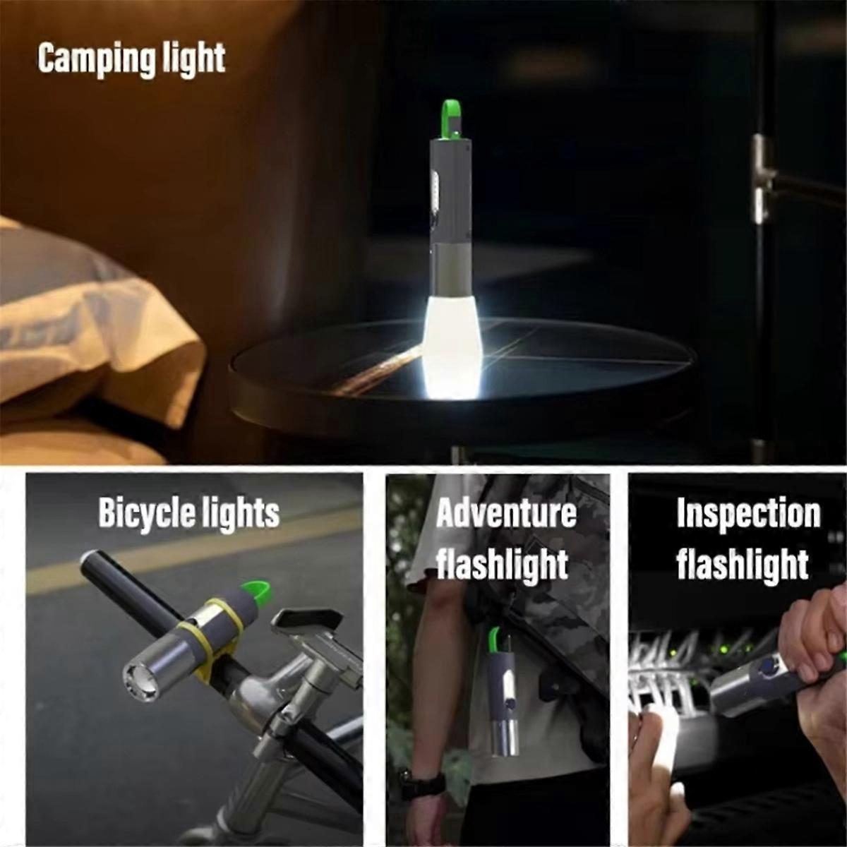 Multifunction Camping Flashlight Strong Light Torch for Cycling and Mountaineering V1263-JX-4301