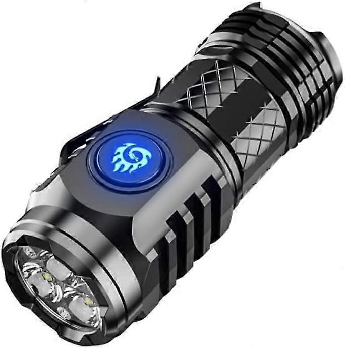 Mini Adjustable Brightness LED Flashlight Compact Super Strong Torch V1263-JX-4303