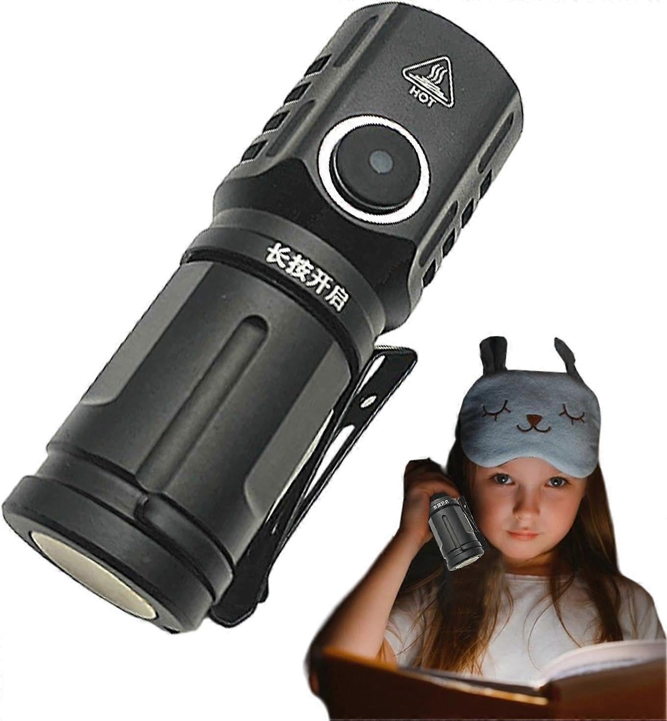 Rechargeable LED Flashlight with Bright Torch for Camping, Hiking, Outdoor, Home Use V1263-JX-4309